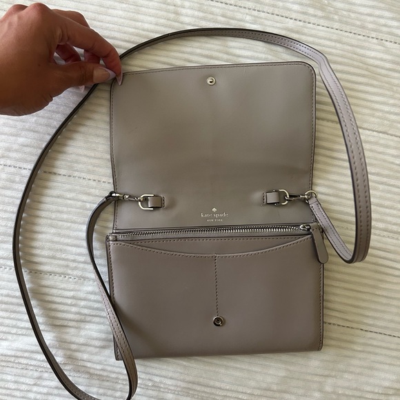 Kate Spade Gray Crossbody Bag - Picture 3 of 5